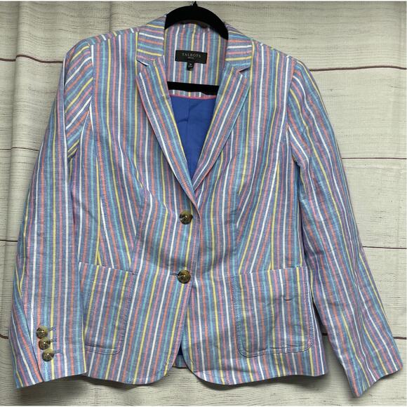 Vineyard Vines Women's Striped Blazer - Multicolor - Picture 2 of 14